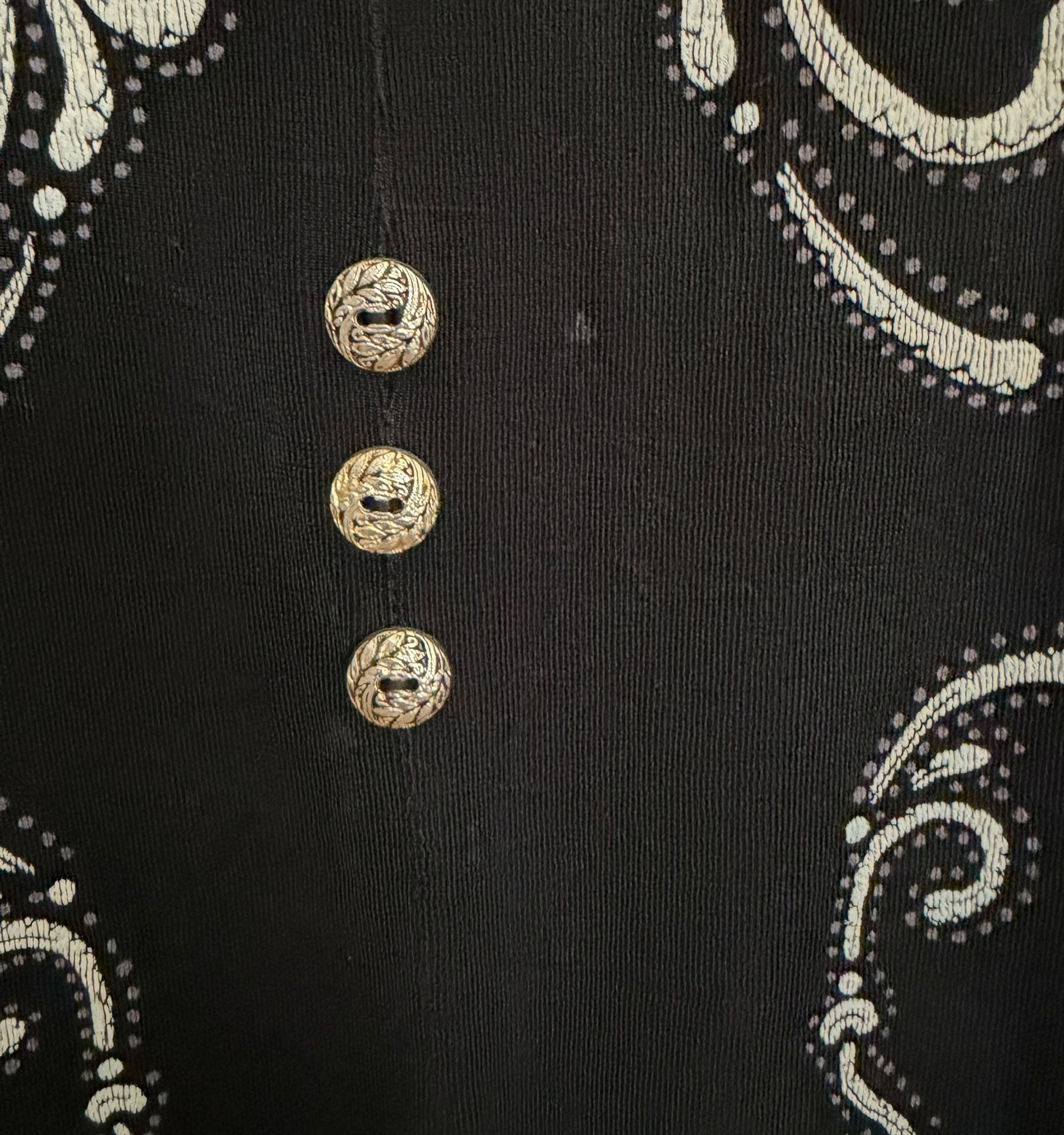 Picadilly Fashions Vintage Short Sleeve Embroidered Tunic Top Size Large 7