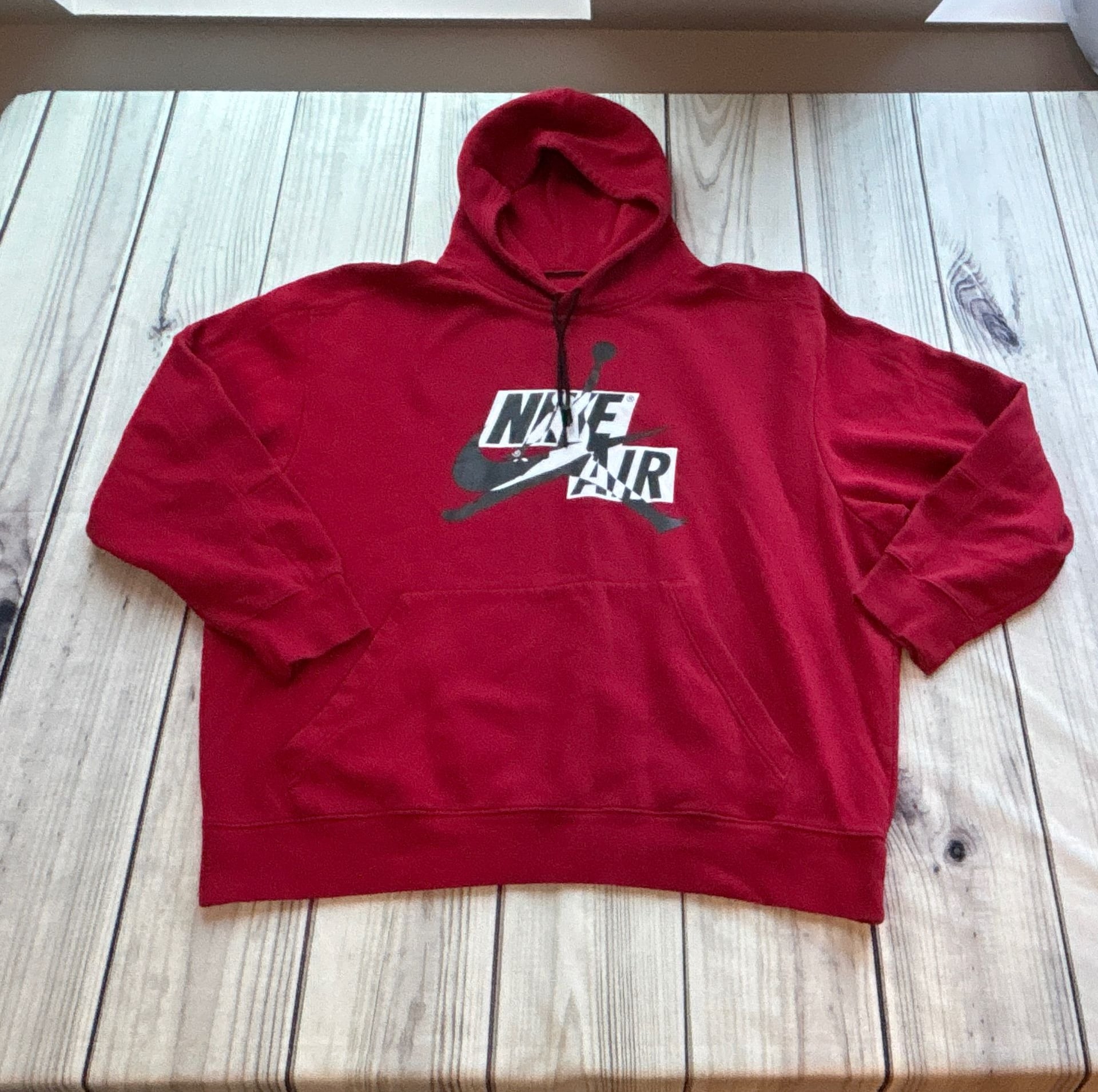 Nike Air Jordan RED Jumpman Hoodie Sweatshirt Size 3XL Rare Basketball 1