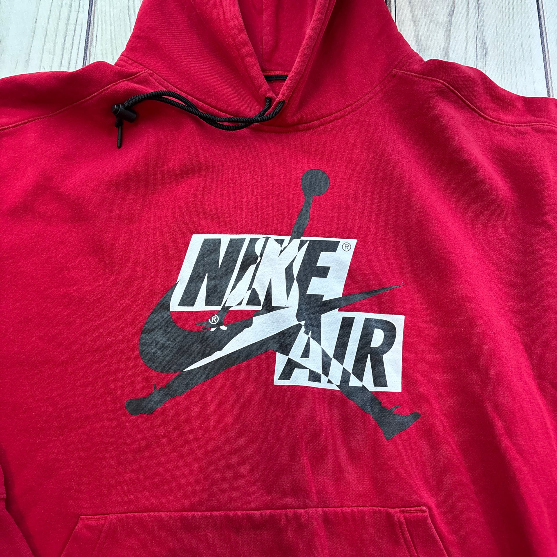 Nike Air Jordan RED Jumpman Hoodie Sweatshirt Size 3XL Rare Basketball 3
