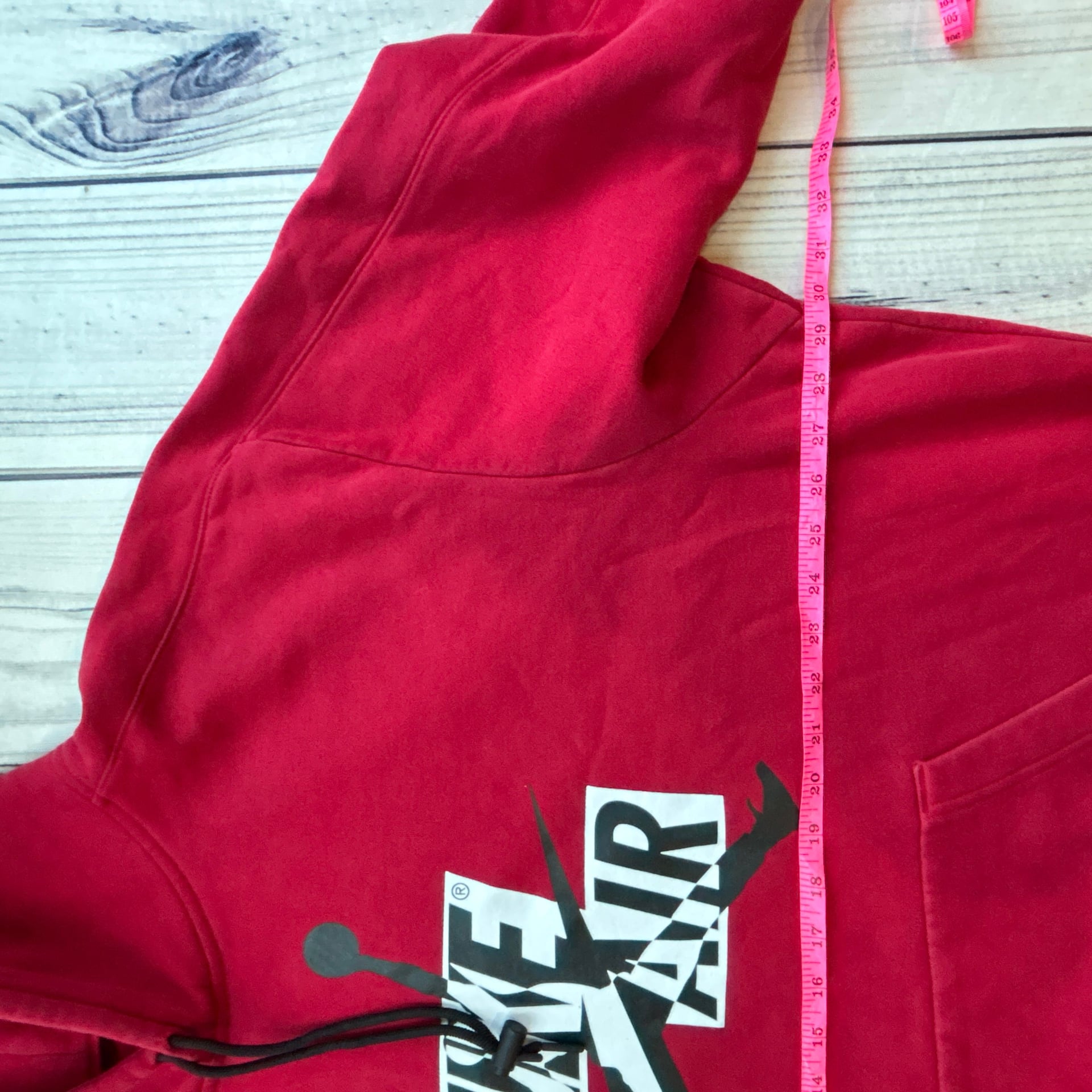 Nike Air Jordan RED Jumpman Hoodie Sweatshirt Size 3XL Rare Basketball 6