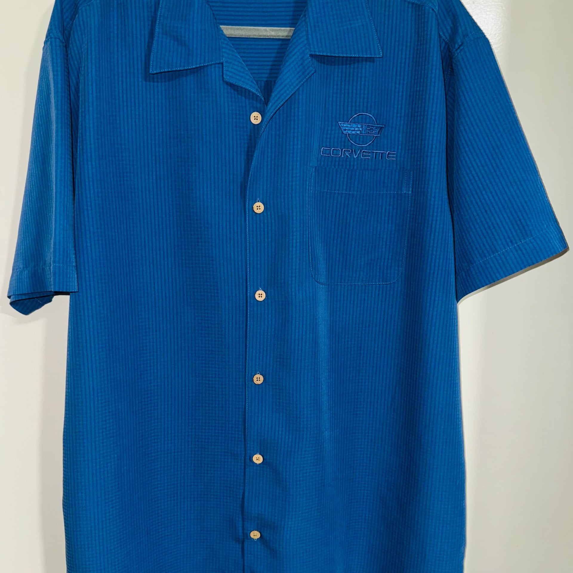Harriton Men's Textured Camp Corvette Embroidered XL Vintage 2