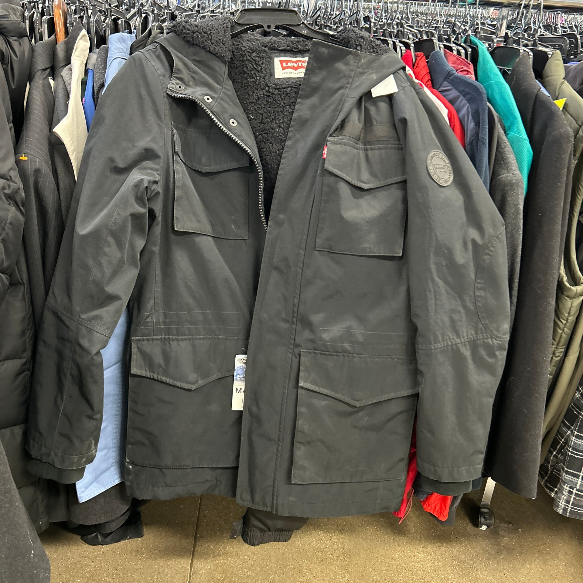 Levi's Men's Arctic Cloth Sherpa Lined Field Parka Jacket 1