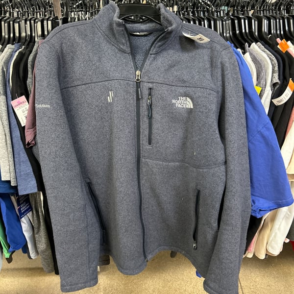 The North Face Men's Skyline Sweater Fleece Full-Zip Jacket Blue Heather