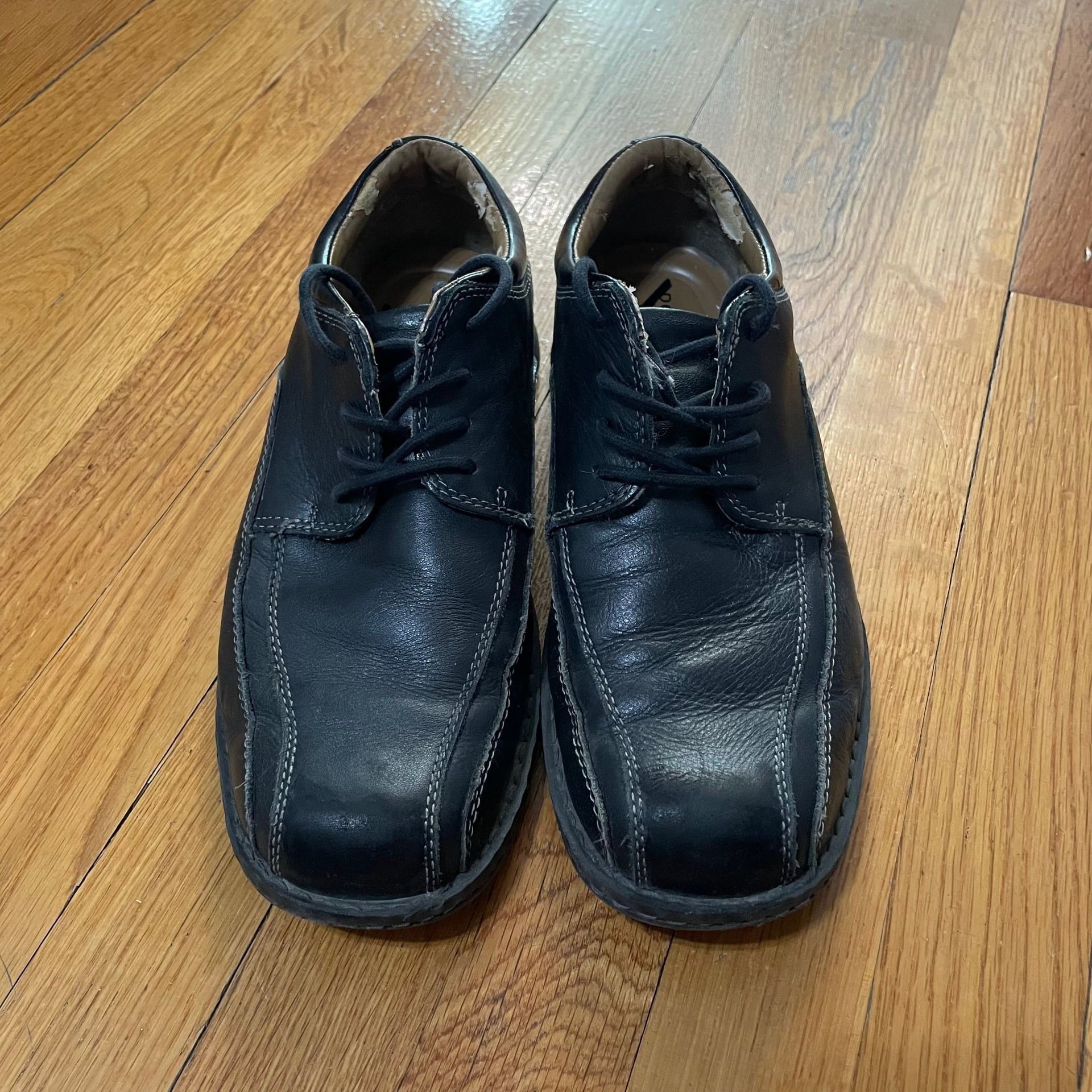 Dockers Men's Black Leather Comfort Oxford dress Shoes 3
