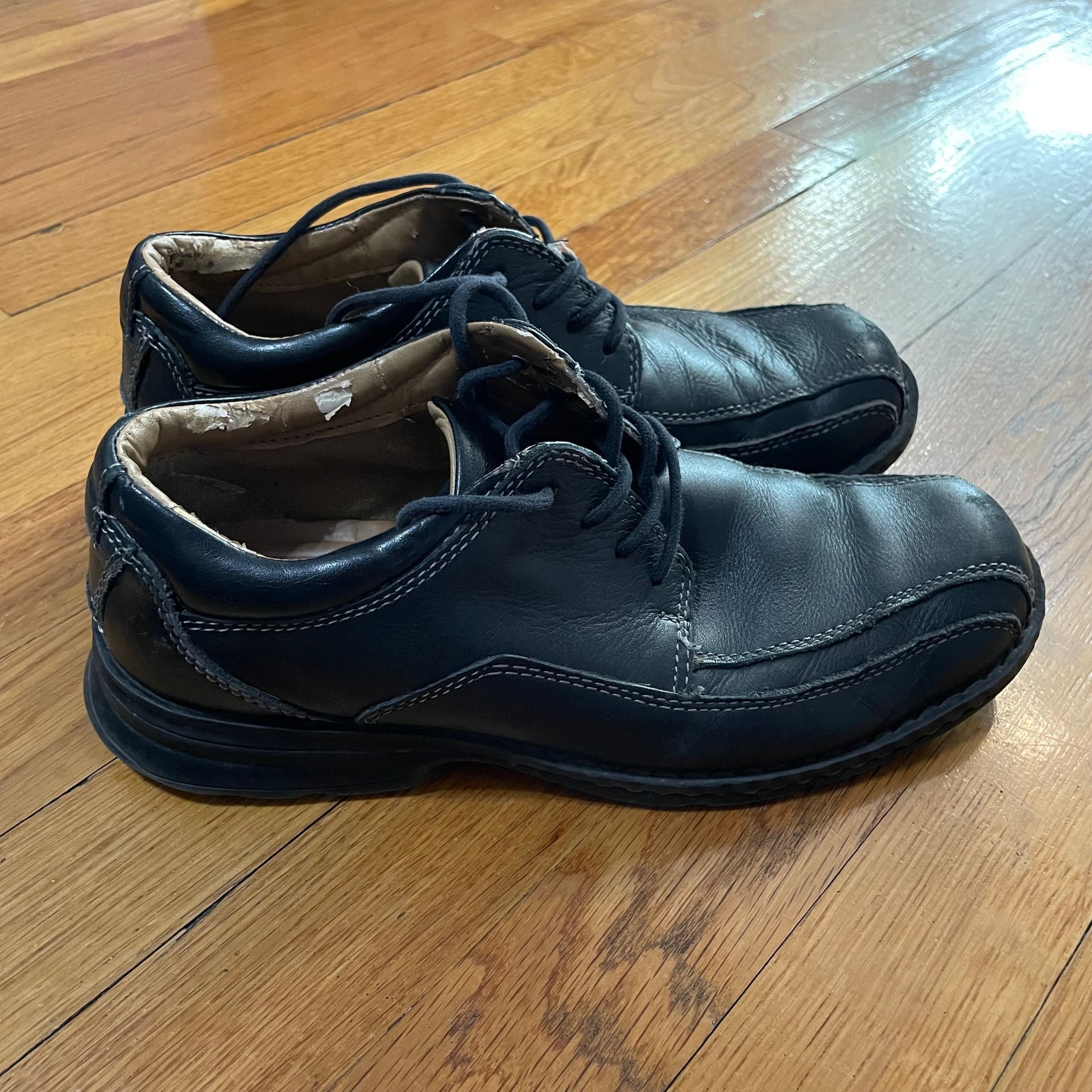 Dockers Men's Black Leather Comfort Oxford dress Shoes 7