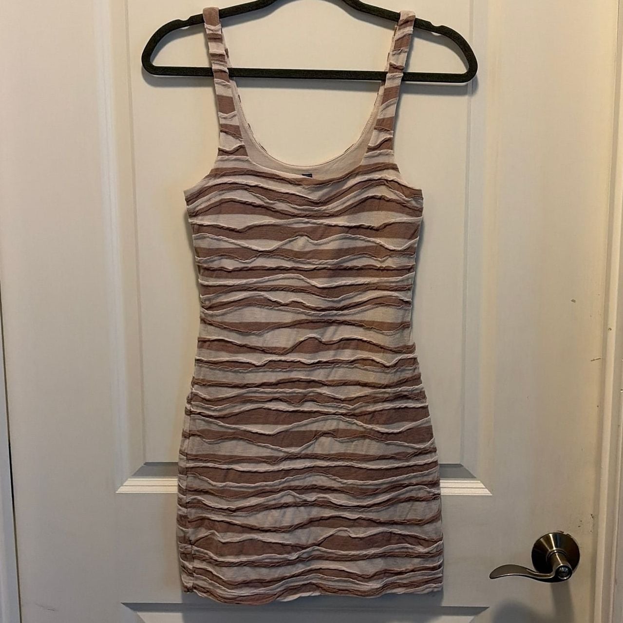 Free People Whirlwind Stripe Bodycon Mini Dress size small 2