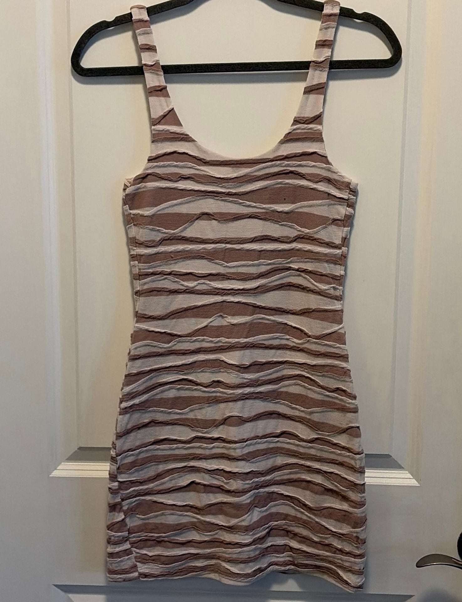 Free People Whirlwind Stripe Bodycon Mini Dress size small 3