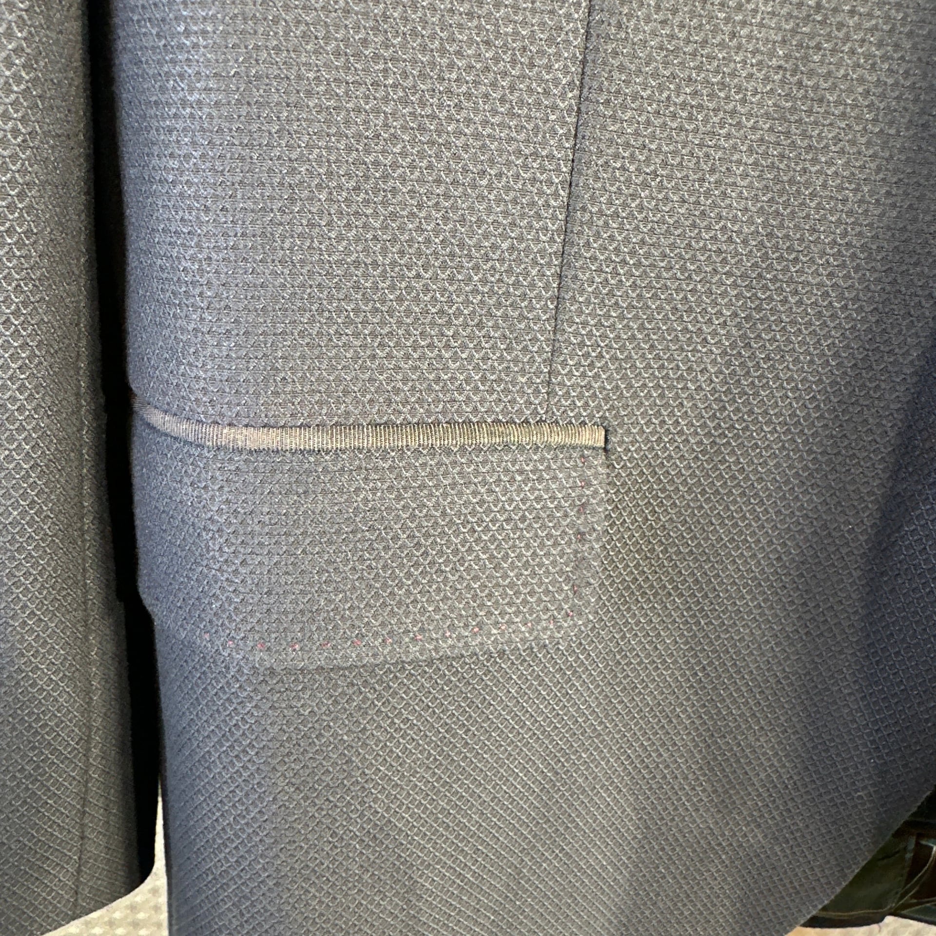 Ted Baker No Ordinary Joe Slim Fit Suit in Navy Blue Textured Wool 3