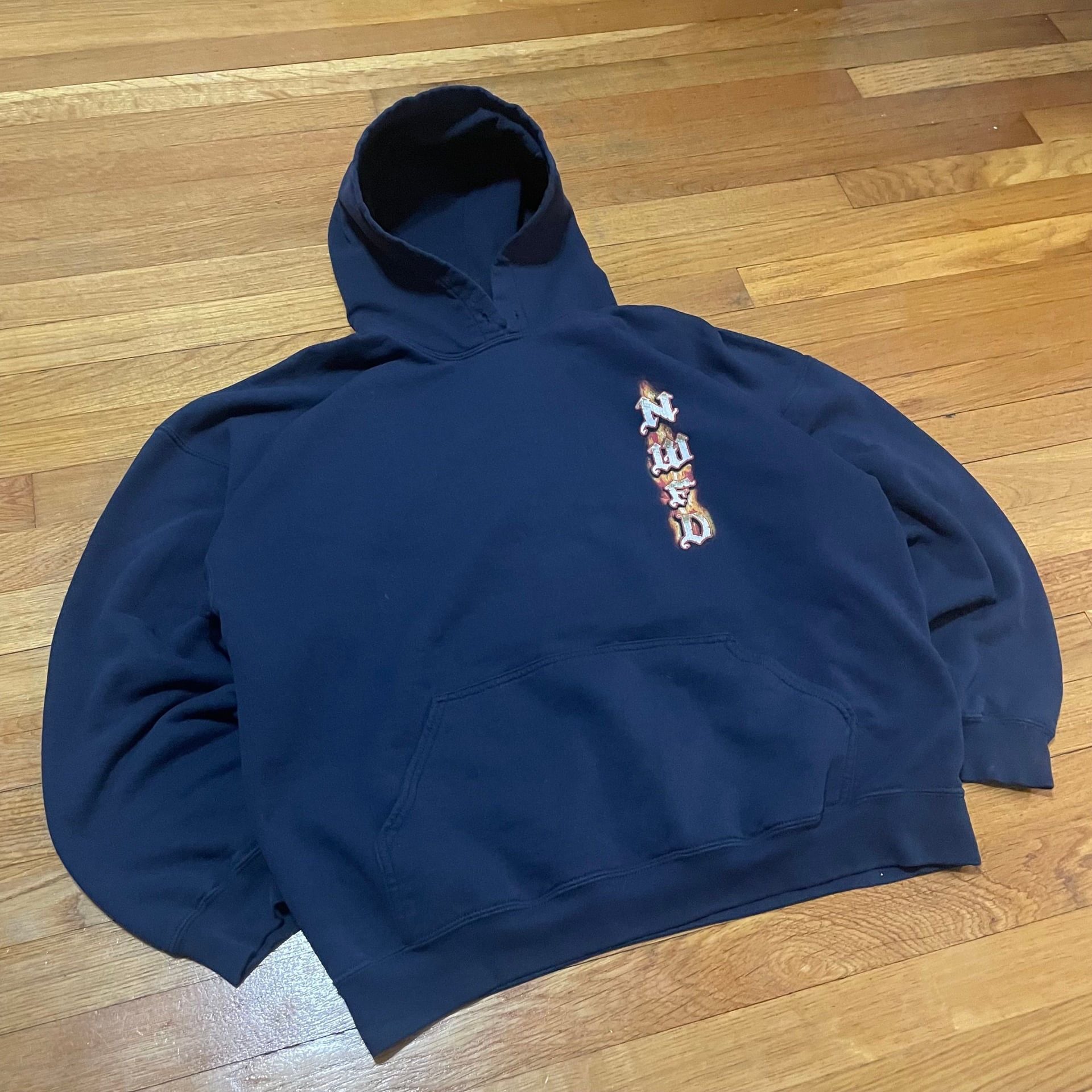 NWFD Engine 201 Fire Department Graphic Pullover Blue Hoodie 2