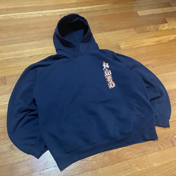 NWFD Engine 201 Fire Department Graphic Pullover Blue Hoodie