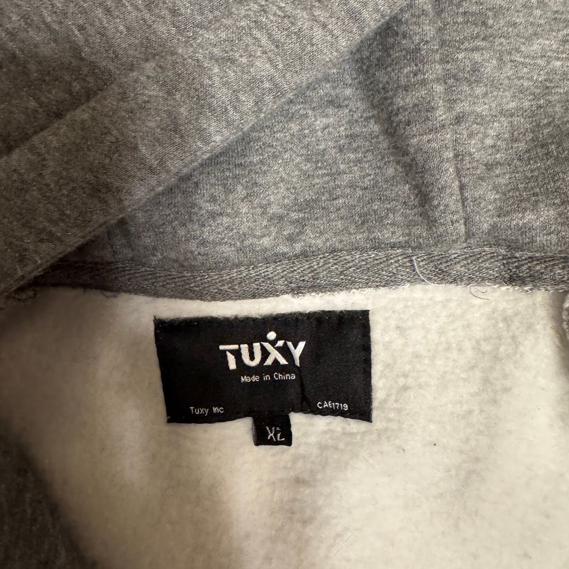 Tuxy The Original One-Piece Gray Technical Sweatsuit Jumpsuit 4