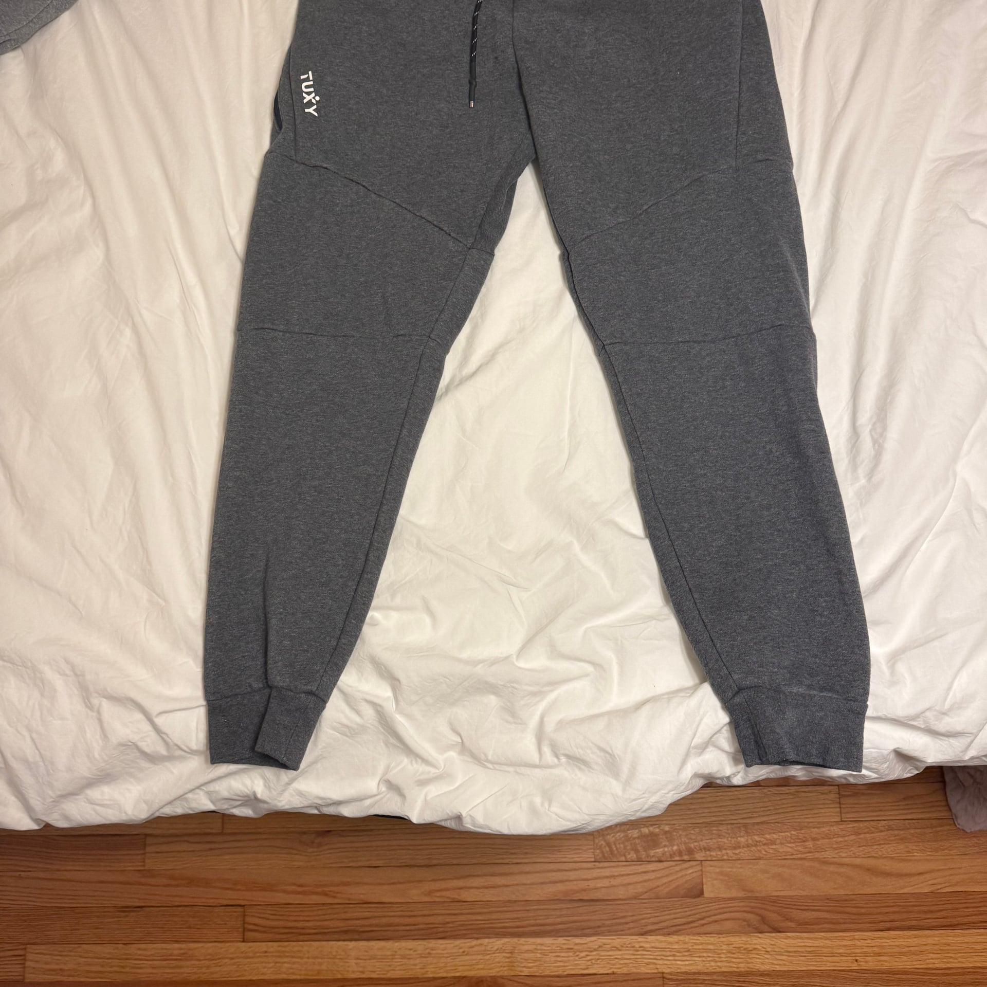Tuxy The Original One-Piece Gray Technical Sweatsuit Jumpsuit 7