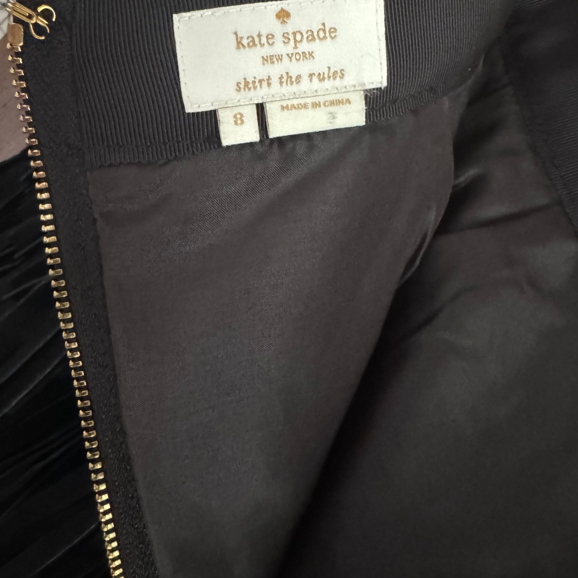 Kate Spade Daniele Genuine Suede Leather Fringe Mini Skirt 6