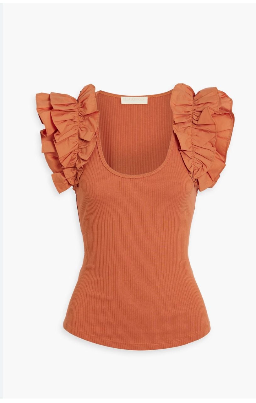 Ulla Johnson Koa Top Small NWOT Ruffled Tank 6