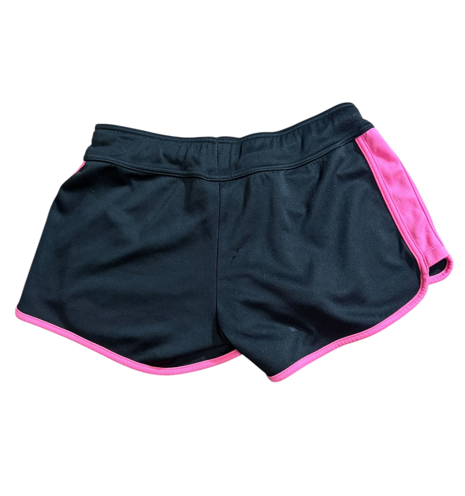 Danskin Now Women’s Athletic Running Shorts Black Pink Trim Size Small 3
