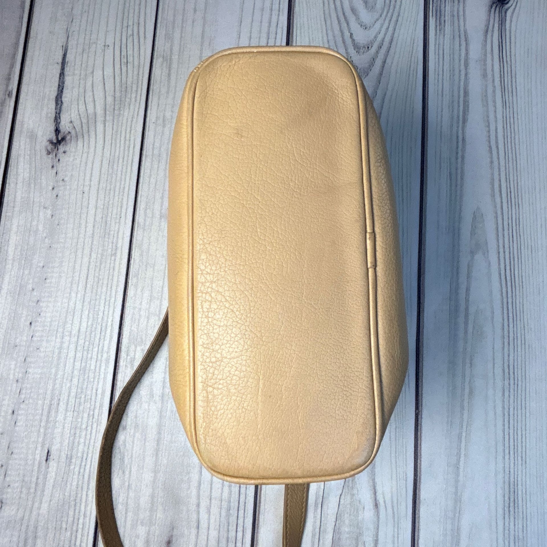Coach Vintage 1990s Sonoma 4924 Pebbled Leather Crossbody Bag Tan VTG 3