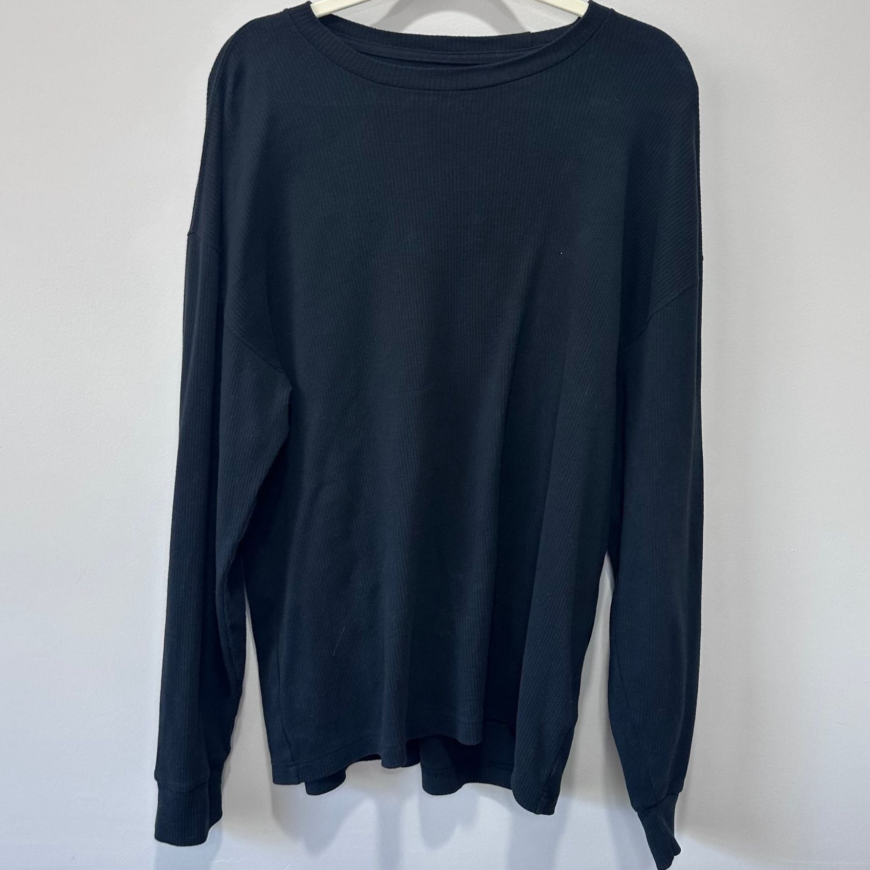 Abercrombie & Fitch Soft Collection Relaxed Waffle Knit, Sz L 2