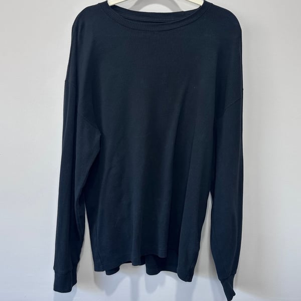 Abercrombie & Fitch Soft Collection Relaxed Waffle Knit, Sz L