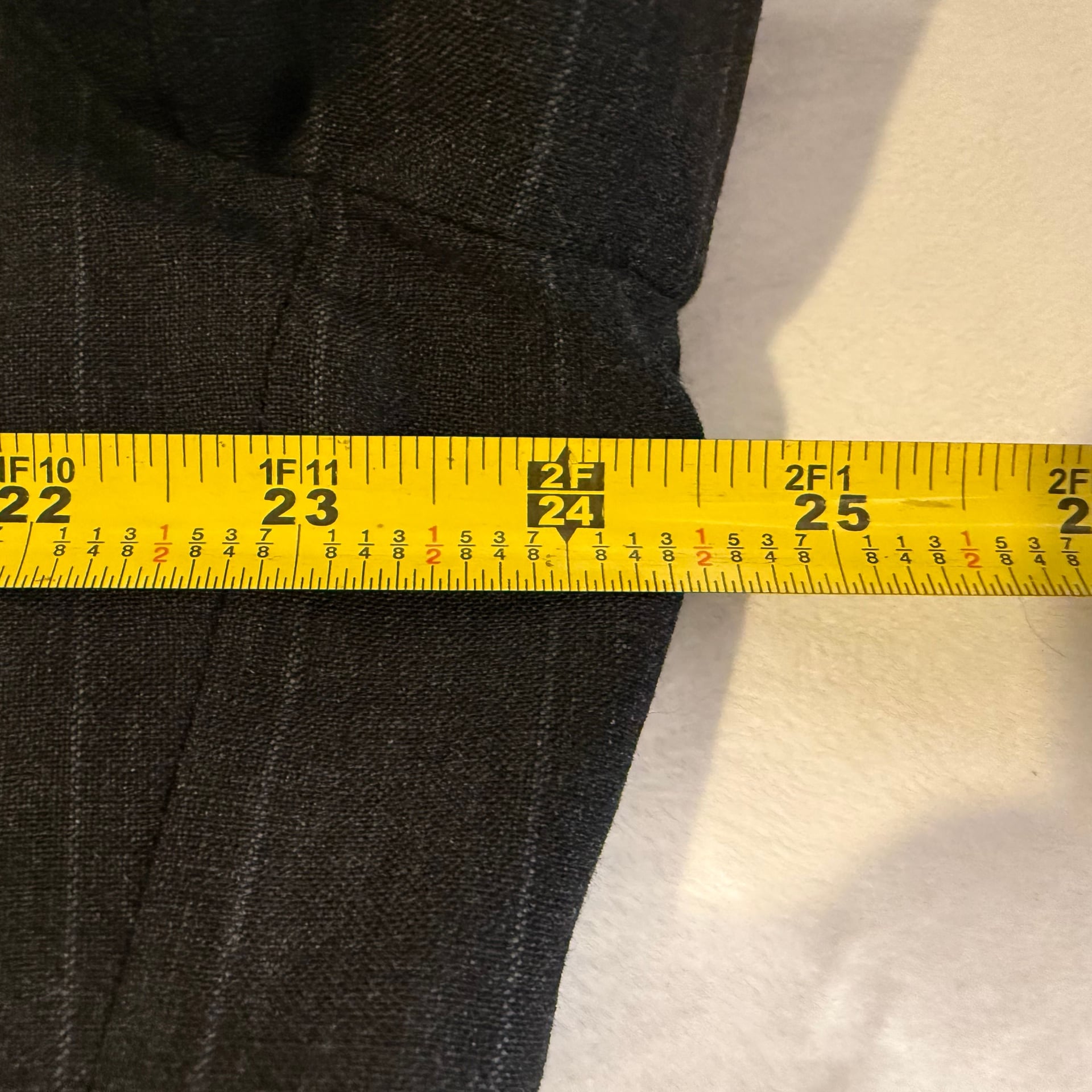 Vintage Corbin Ltd Pinstripe Wool Blazer Union Made USA Gray See Measurements 8