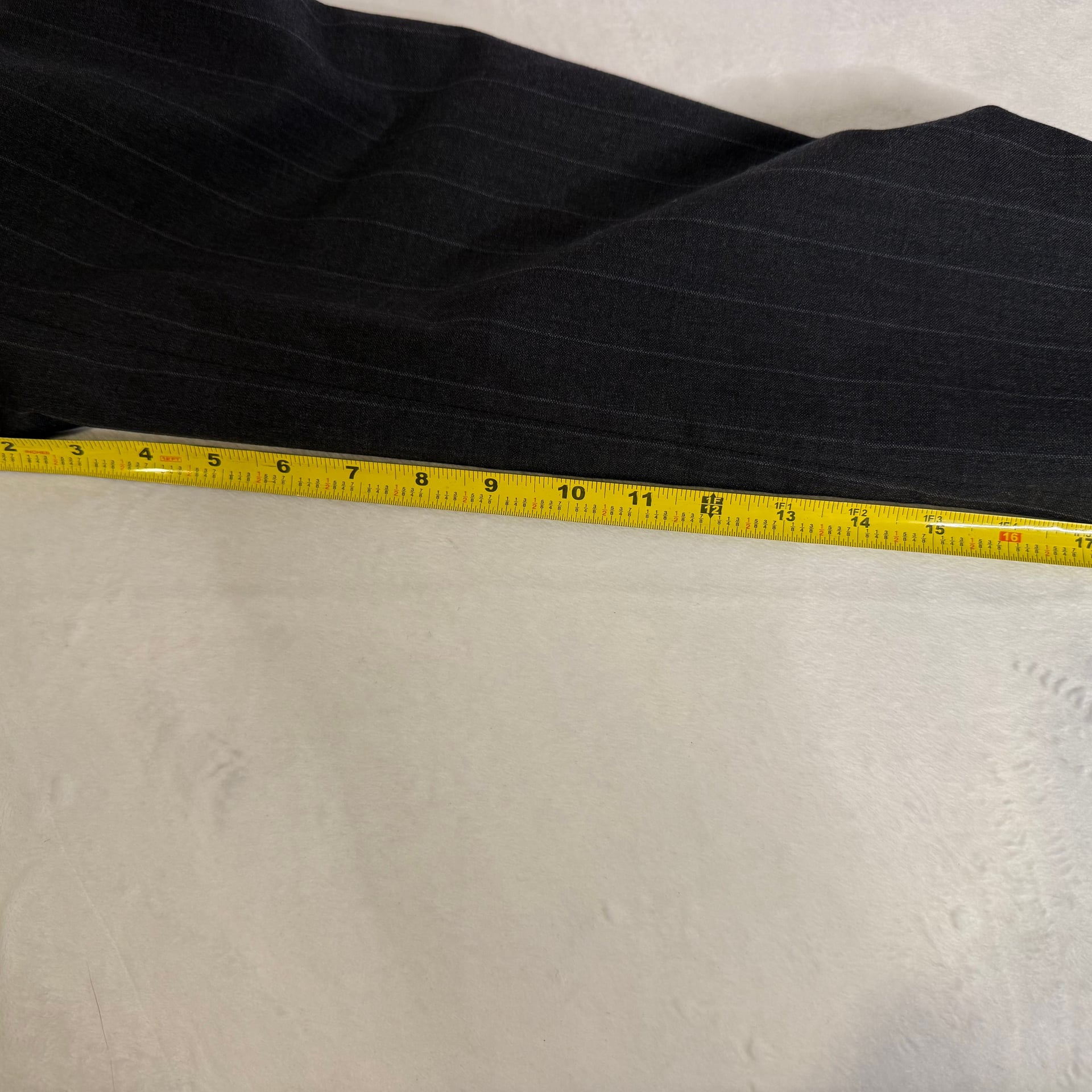 Vintage Corbin Ltd Pinstripe Wool Blazer Union Made USA Gray See Measurements 12