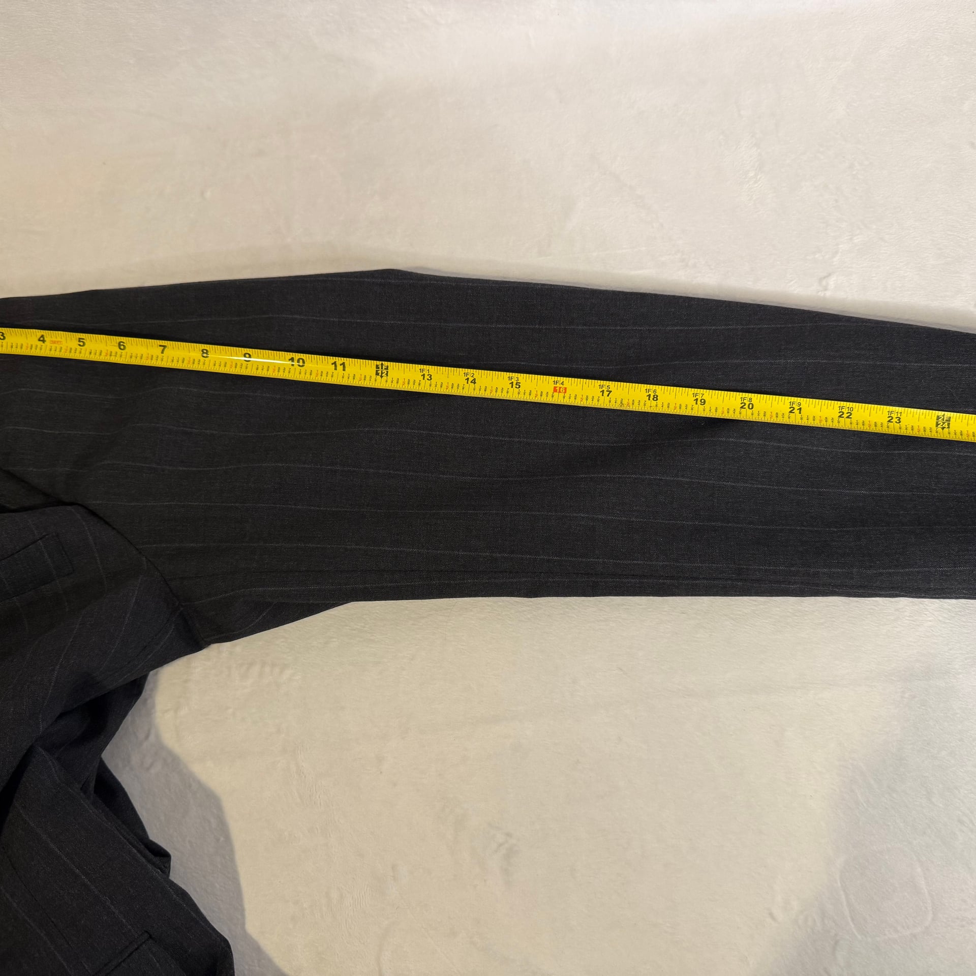 Vintage Corbin Ltd Pinstripe Wool Blazer Union Made USA Gray See Measurements 14