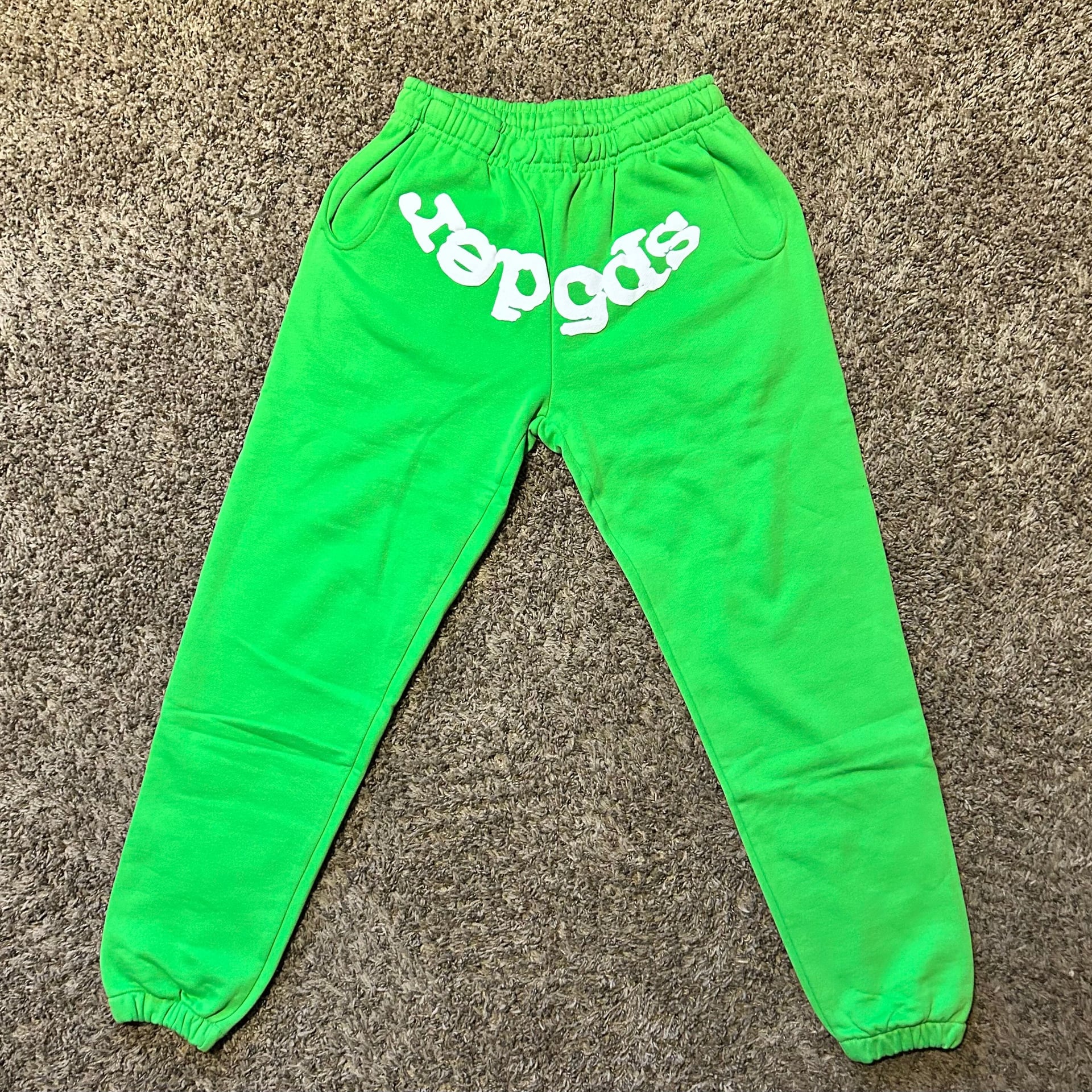Sp5der Worldwide Slime Green '8 Days of Sp5der' Tracksuit Set 8