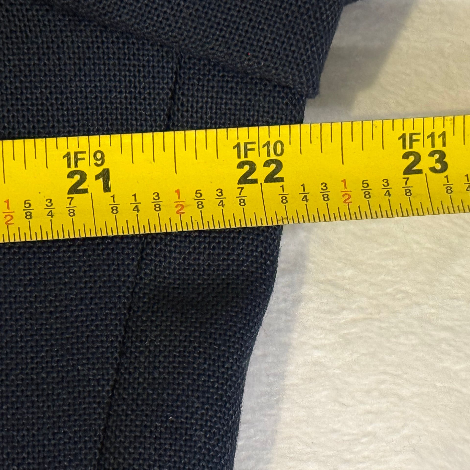 Vintage The Statesman Bruce Hulme Navy Blue Hopsack Blazer 42L 8