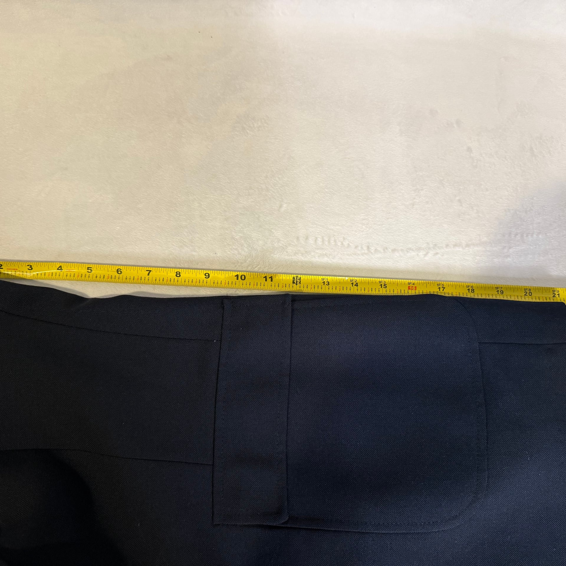 Vintage The Statesman Bruce Hulme Navy Blue Hopsack Blazer 42L 9