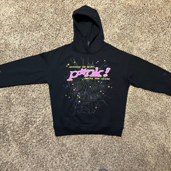 Spider Worldwide P*NK Hoodie Black L