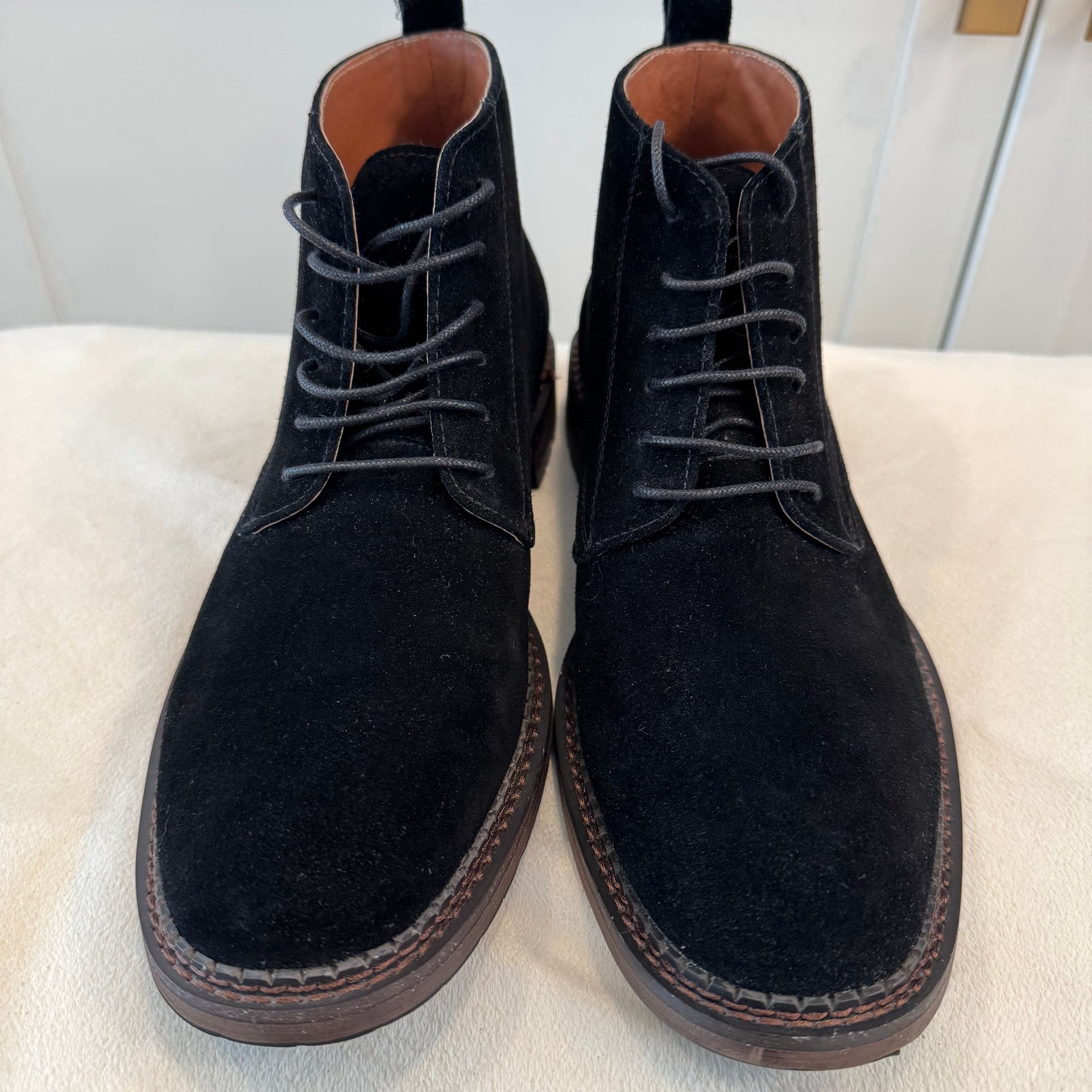 Vintage Foundry Co. Men's Otto Black Suede Chukka Boots Size 10 1