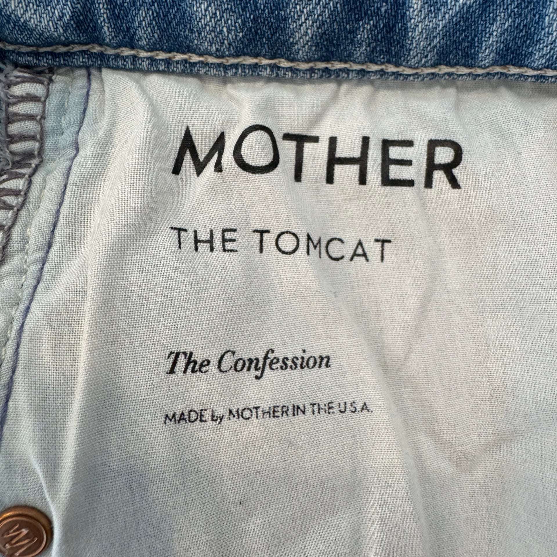 MOTHER Superior The Tomcat High-Rise Straight Distressed Jeans in The Confession 6