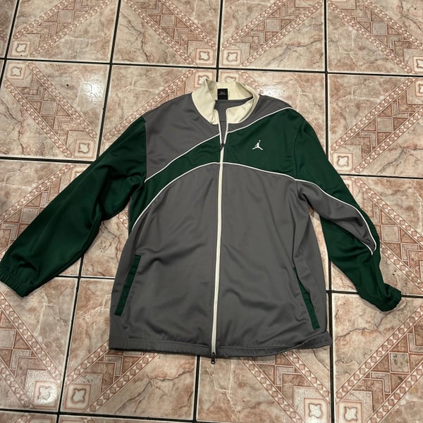 Vintage Air Jordan 20th Anniversary 85-05 Colorblock Track Jacket Green/Grey