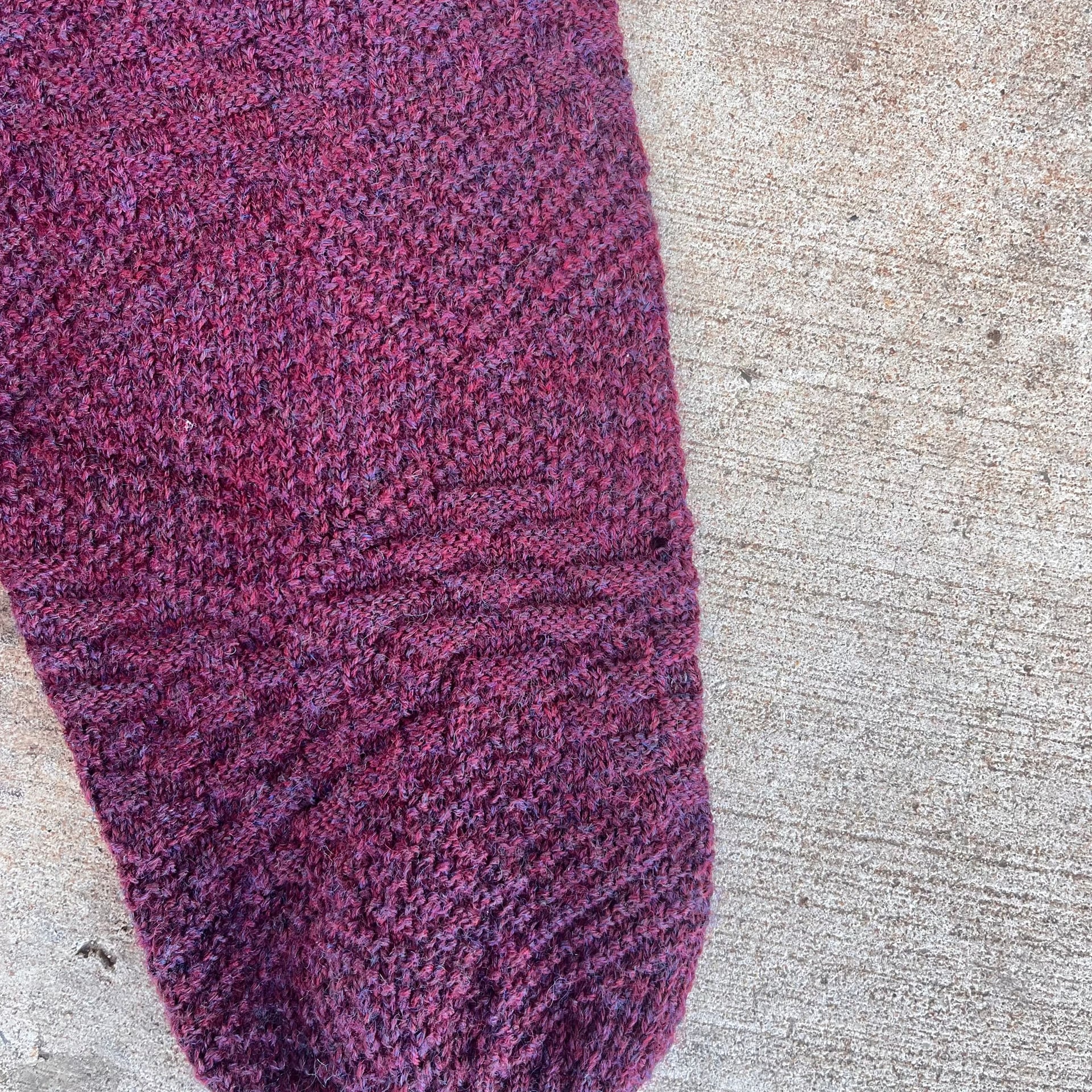 Vintage Pendleton Made in USA Burgundy Wool Knit Cardigan Sweater 6