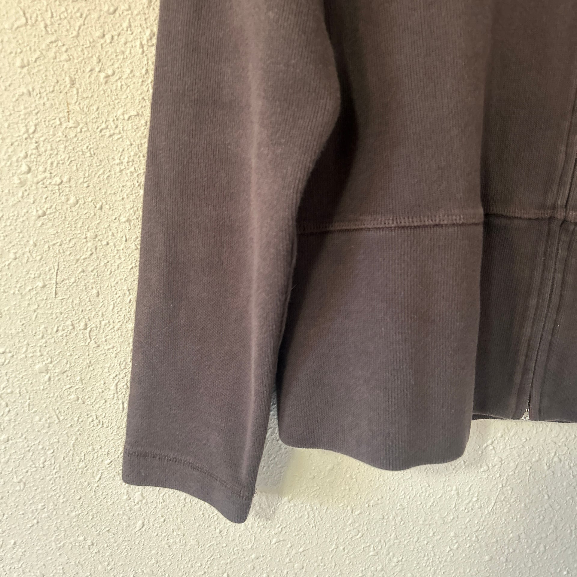Faconnable Women's Large Black 100% Cotton Sweater Jacket Full Zip Casual 7