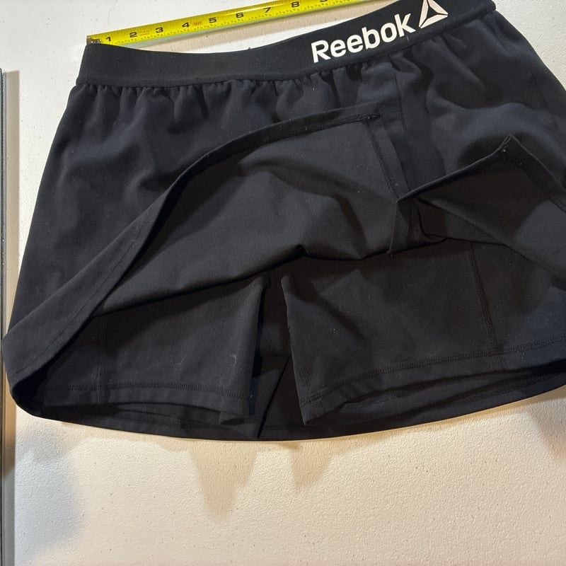 Reebok Women's Black Athletic Skort with Built-in Shorts Lined Skirt 4