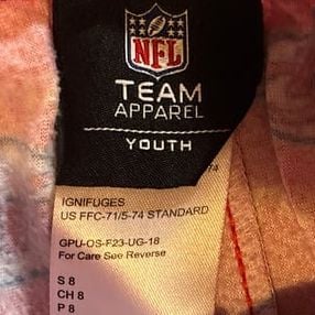 NFL Team Apparel Youth Kansas City Chiefs All-Over Print Fleece Pajama Pants Red 3