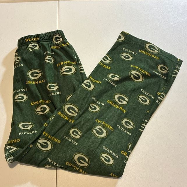 NFL Green Bay Packers Youth Allover Print Pajama Lounge Pants 5