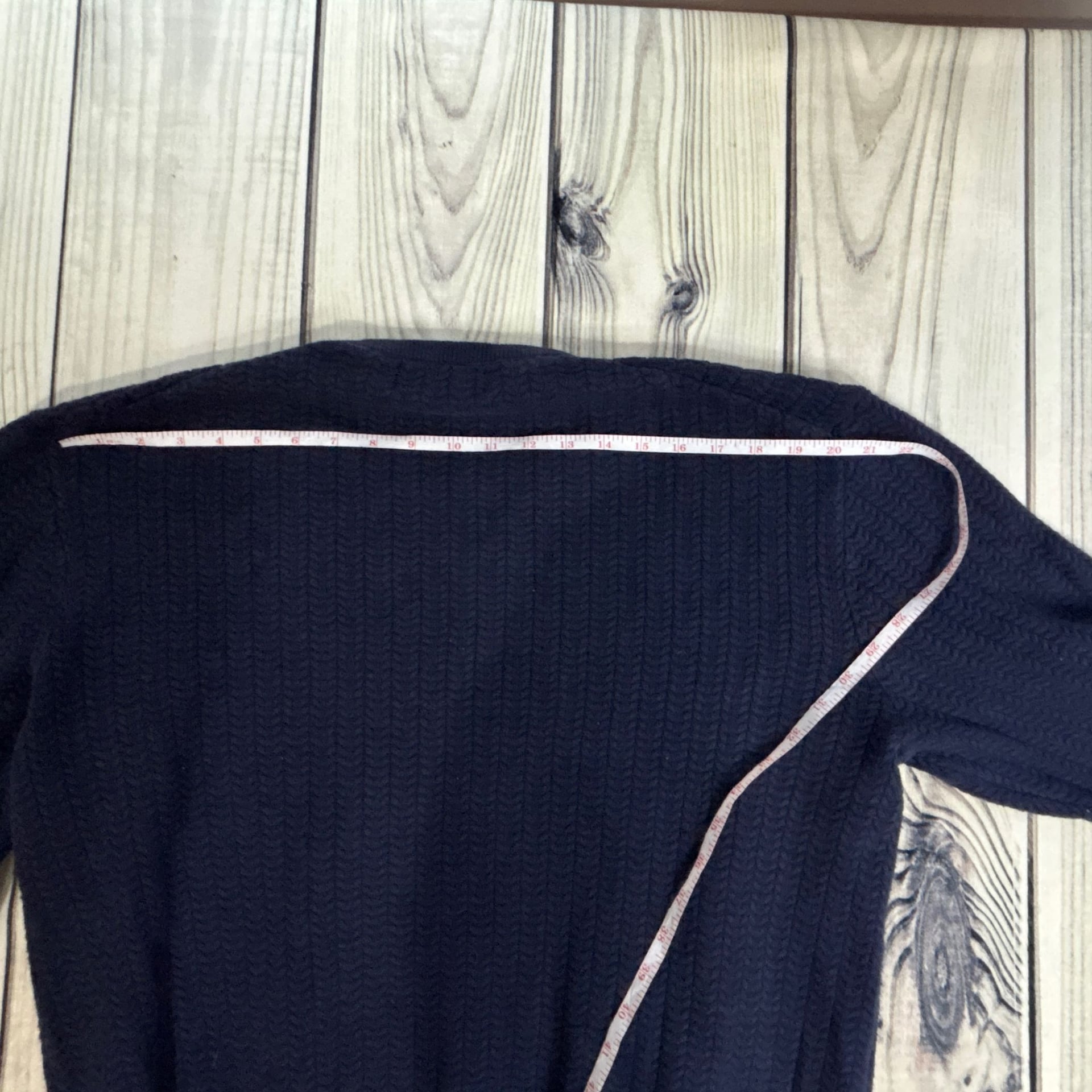 Jos A Bank Reserve Cotton & Cashmere Men's XL Navy Blue Sweater 9