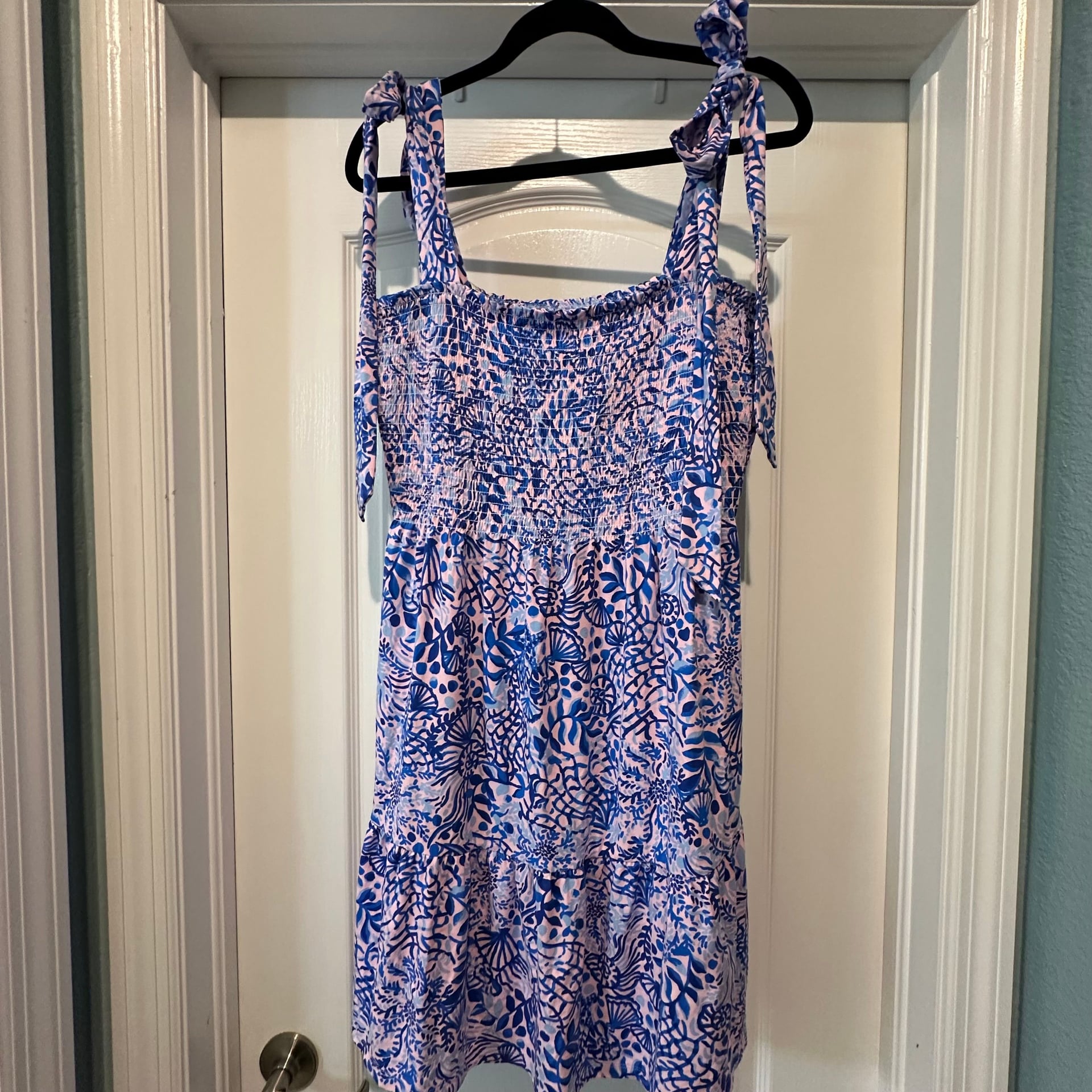 Lilly Pulitzer Kailua Smocked Dress XL NWT 2