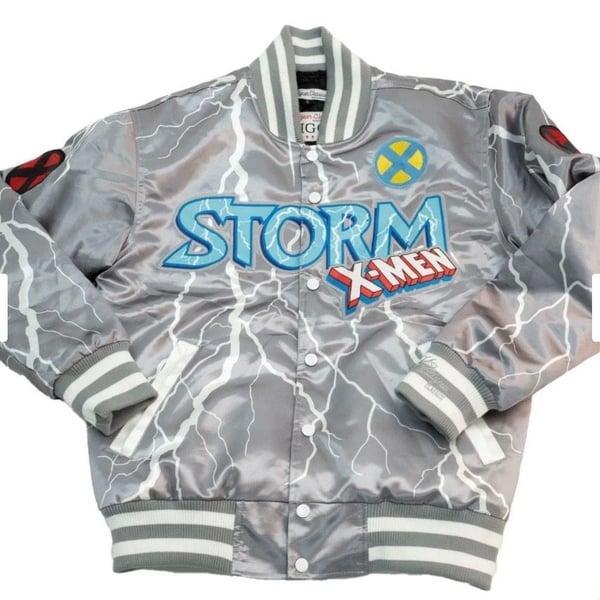 STORM XMEN SATIN JACKET SILVER ā ,