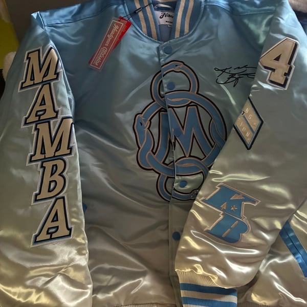 KOBE GRADIENT SATIN JACKET (BLUE) ā ,