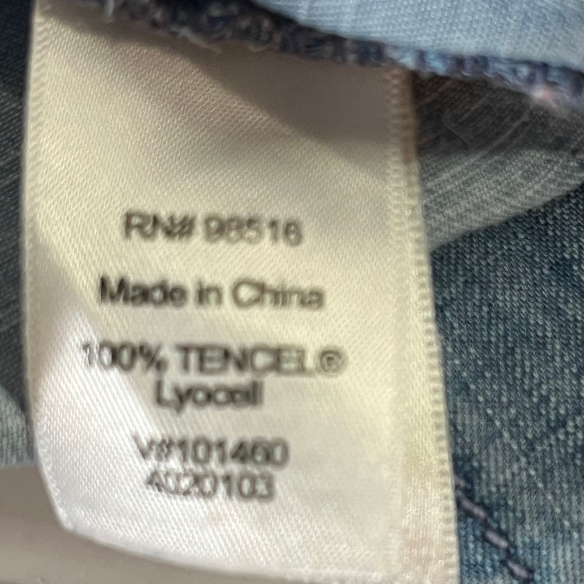 Coldwater Creek Light Blue Tencel Chambray Button-Down Shirt XL 16 Casual 6