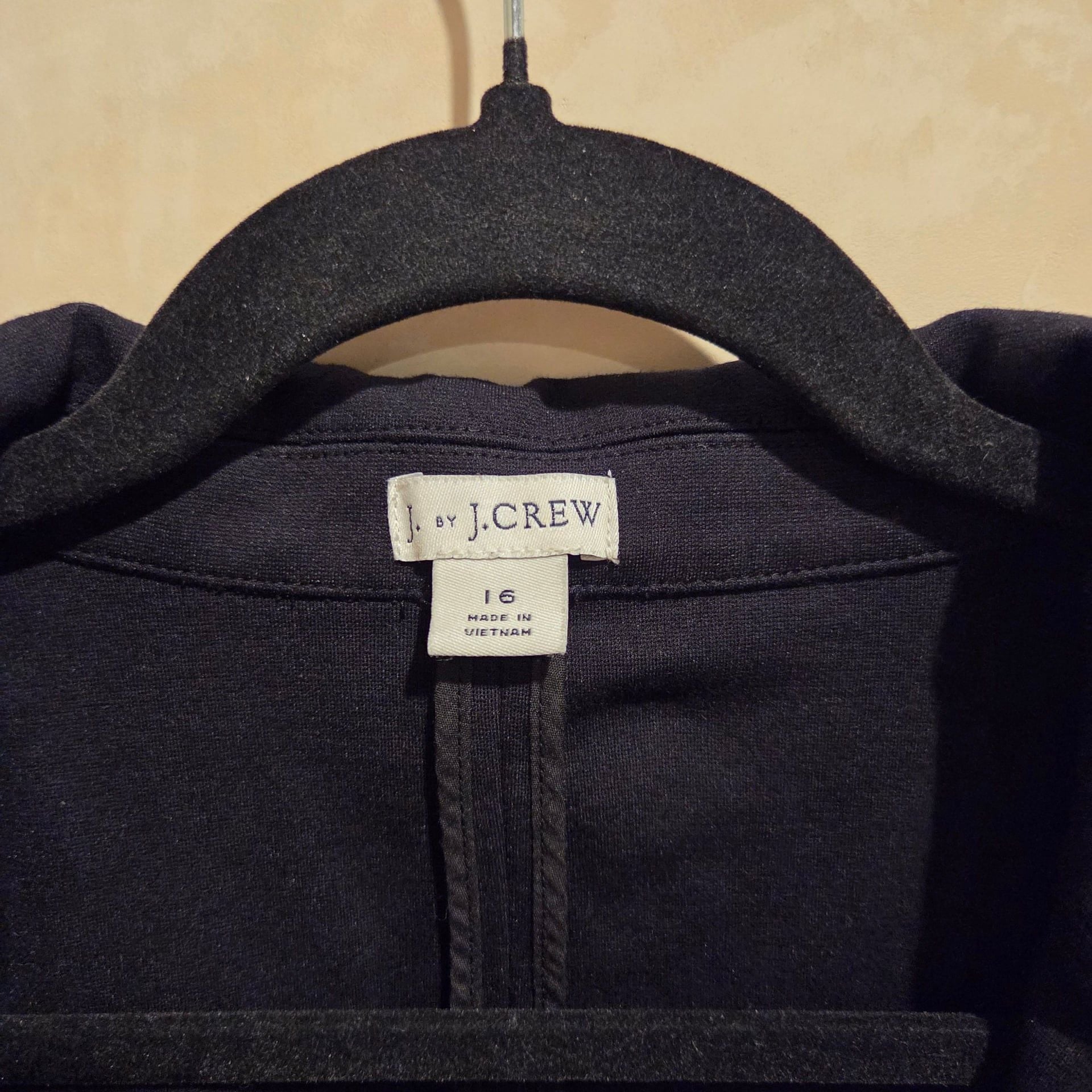 J By J. Crew Black Blazer Size 16 2