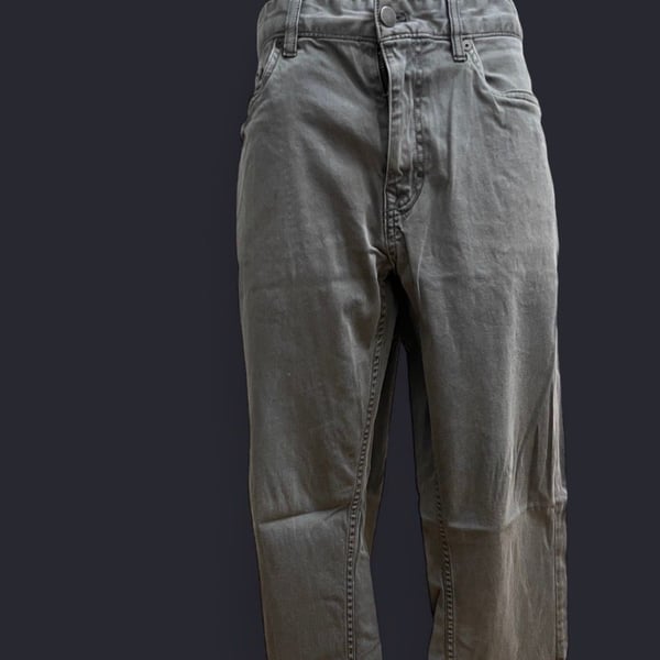 Dickies WORK Heavyweight SIX Pocket DARK GRAY 42X32 100% Cotton