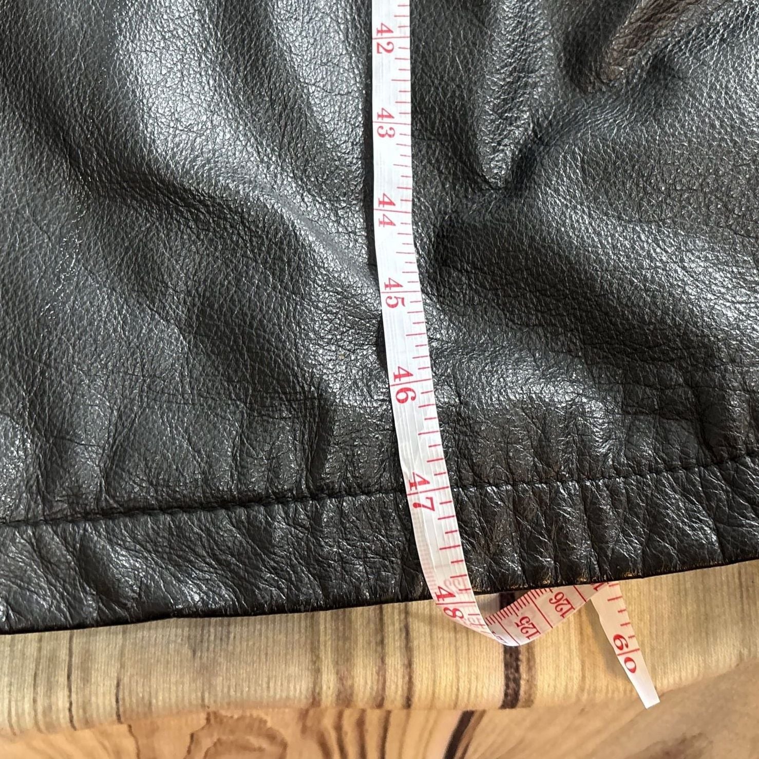 Vintage G-III 80s Black Leather Long Trench Coat Duster Jacket Size M 5