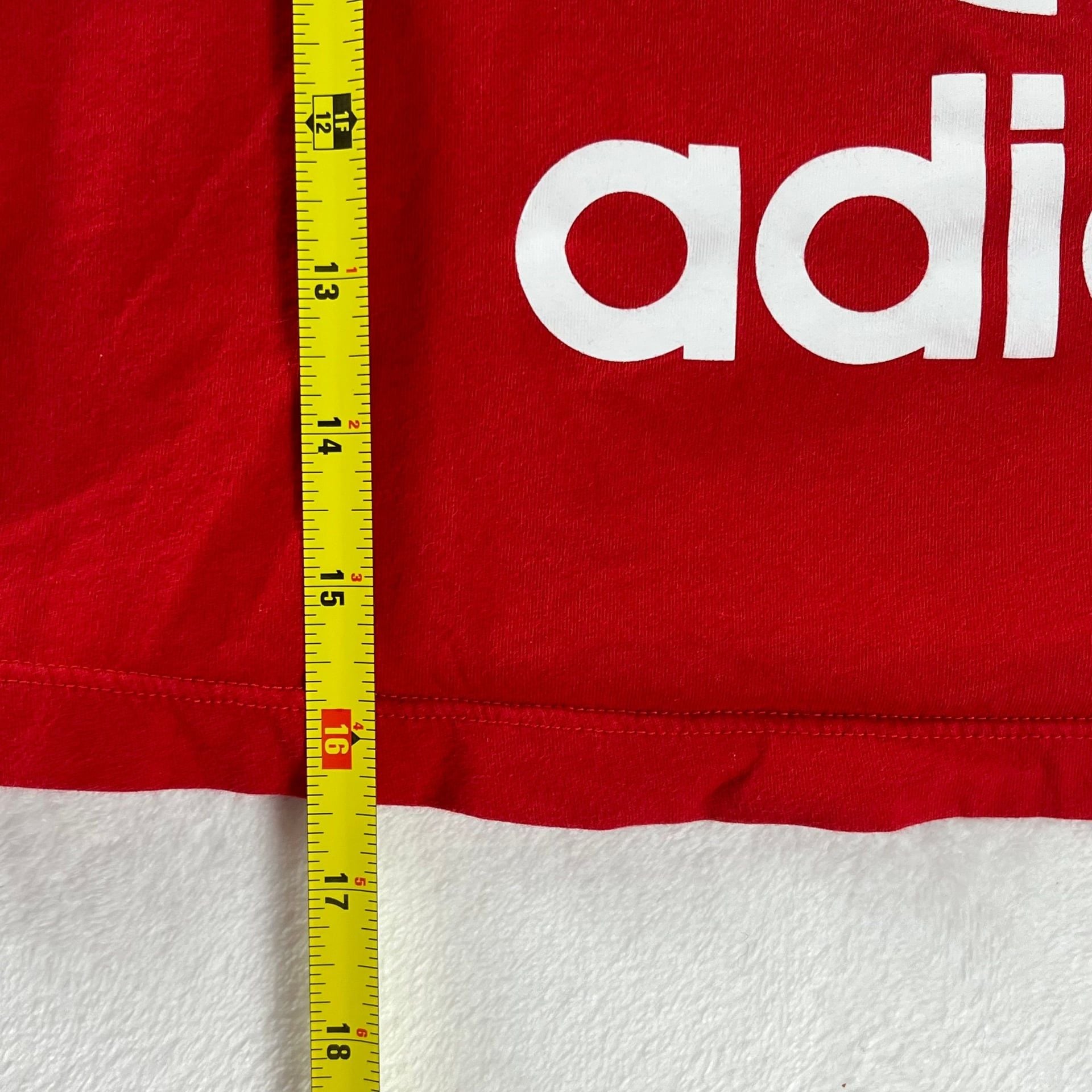Adidas Originals Red Trefoil Cropped Tank Top Sleeveless Athleisure Size S 5