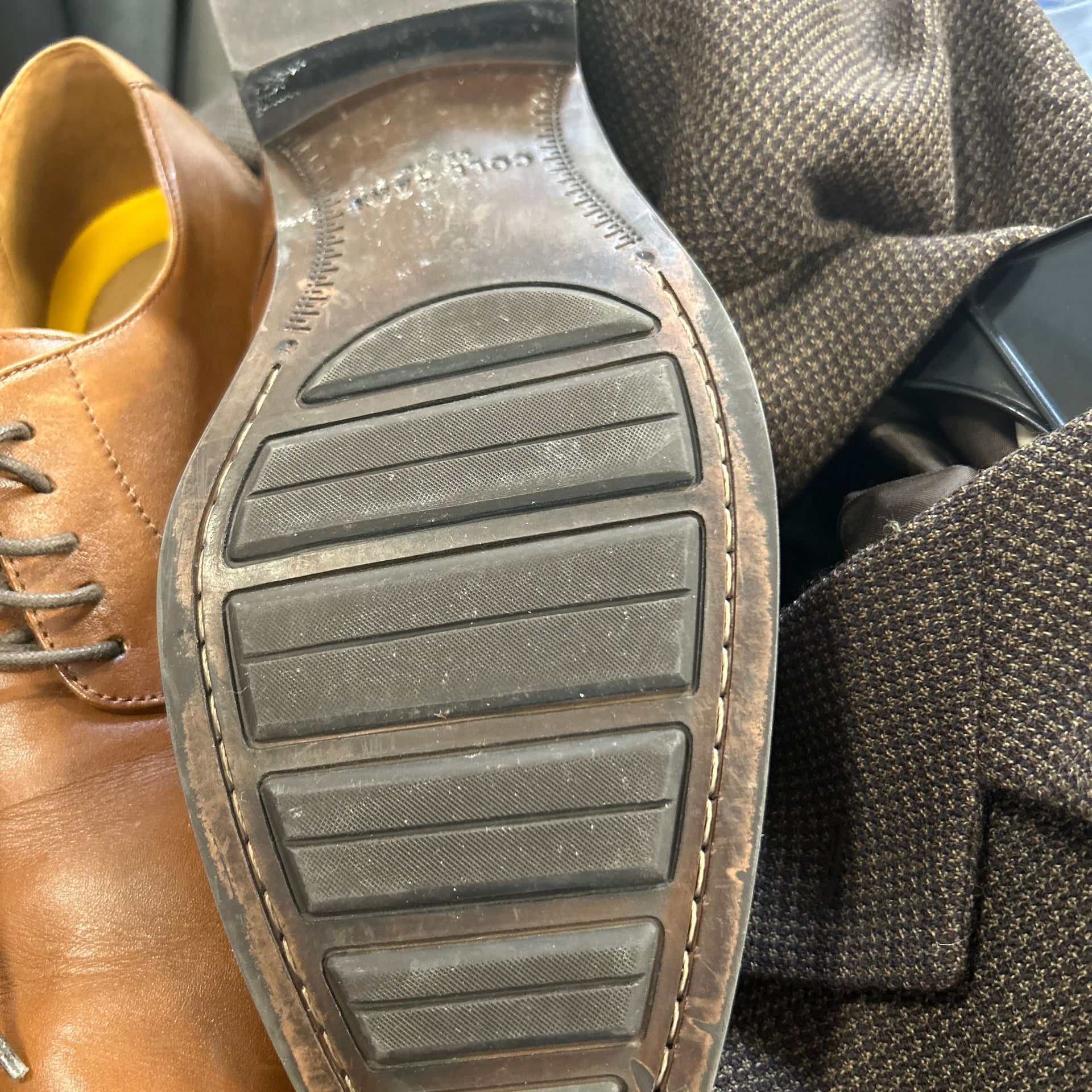 Cole Haan Mens Hawthorne Leather Derby Shoes - .com 4