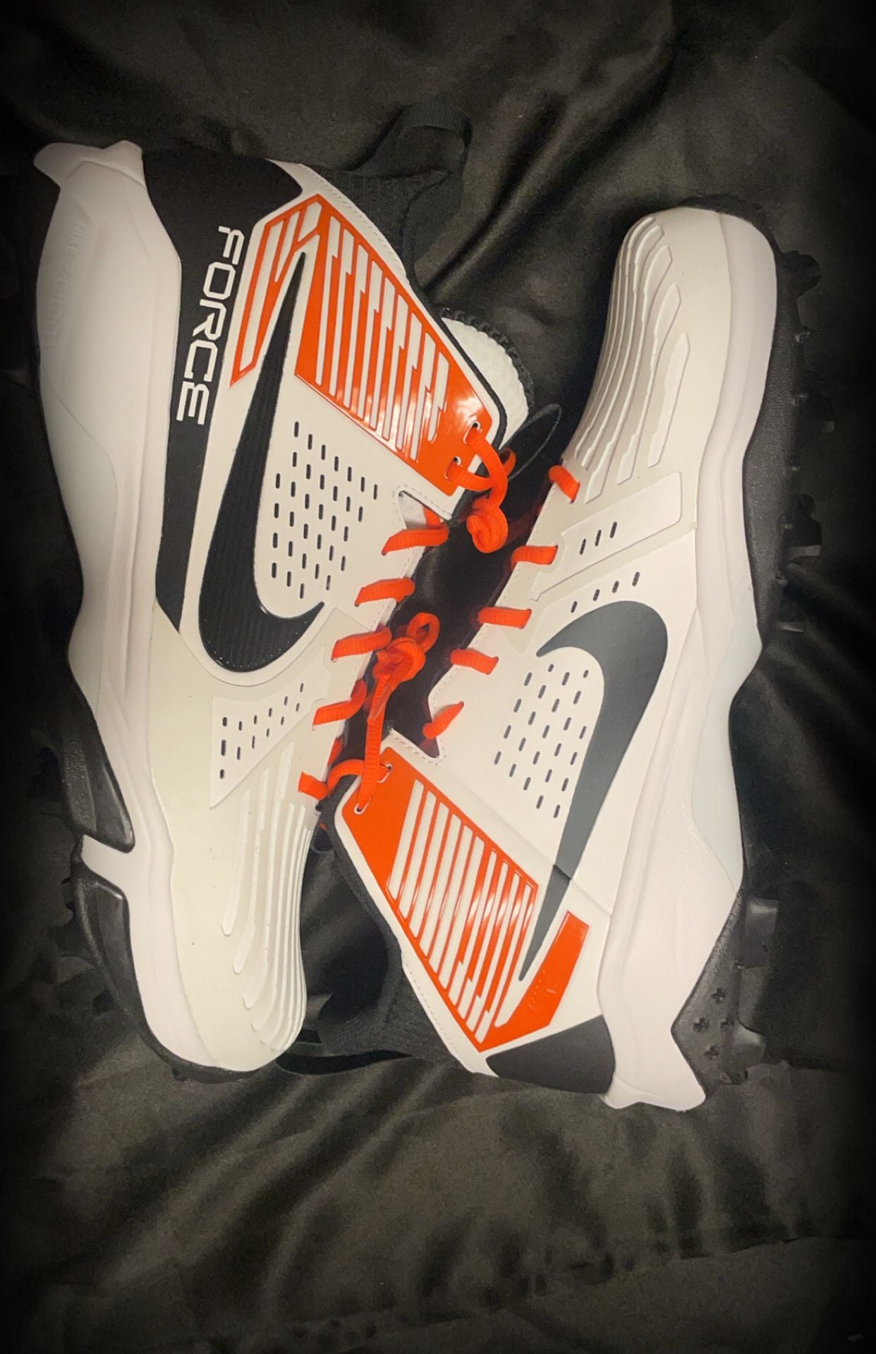 Nike Force Savage Pro 3 Shark Clemson Tigers Football Cleats FJ8163-106 10