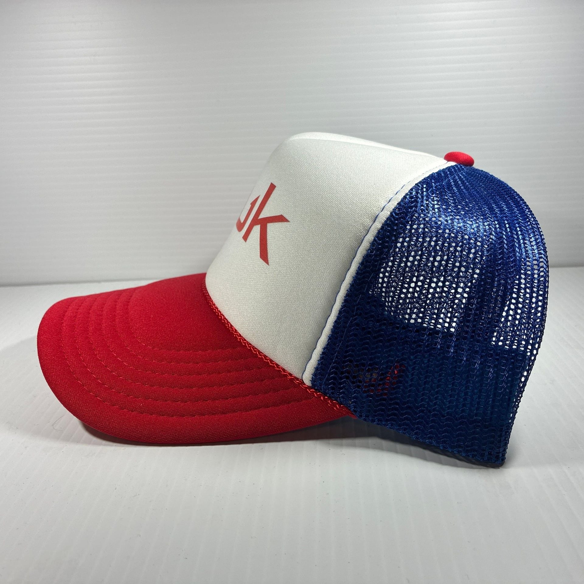 Huk American Colors Foam Trucker Hat Red White Blue Snapback 3