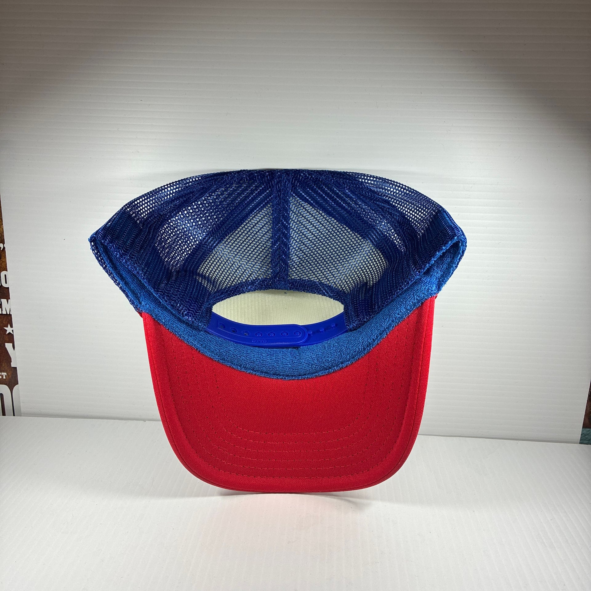 Huk American Colors Foam Trucker Hat Red White Blue Snapback 4